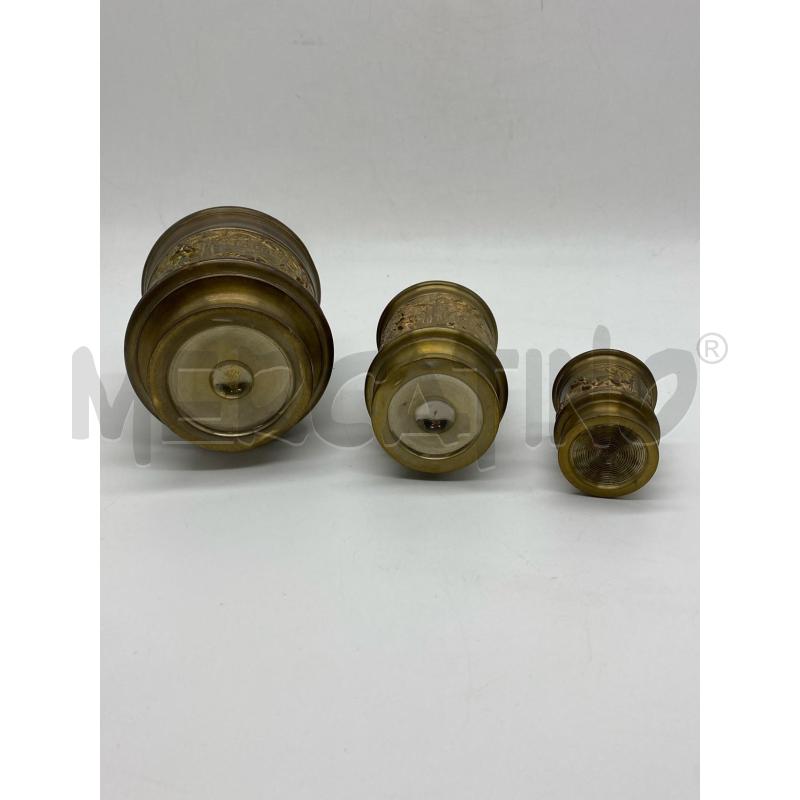 VASO METALLO SCENE DI CACCIA TRITTICO | Mercatino dell'Usato Torino c.so traiano 3