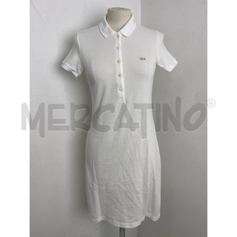 VESTITO DONNA LACOSTE BIANC  | Mercatino dell'Usato Torino c.so traiano 1