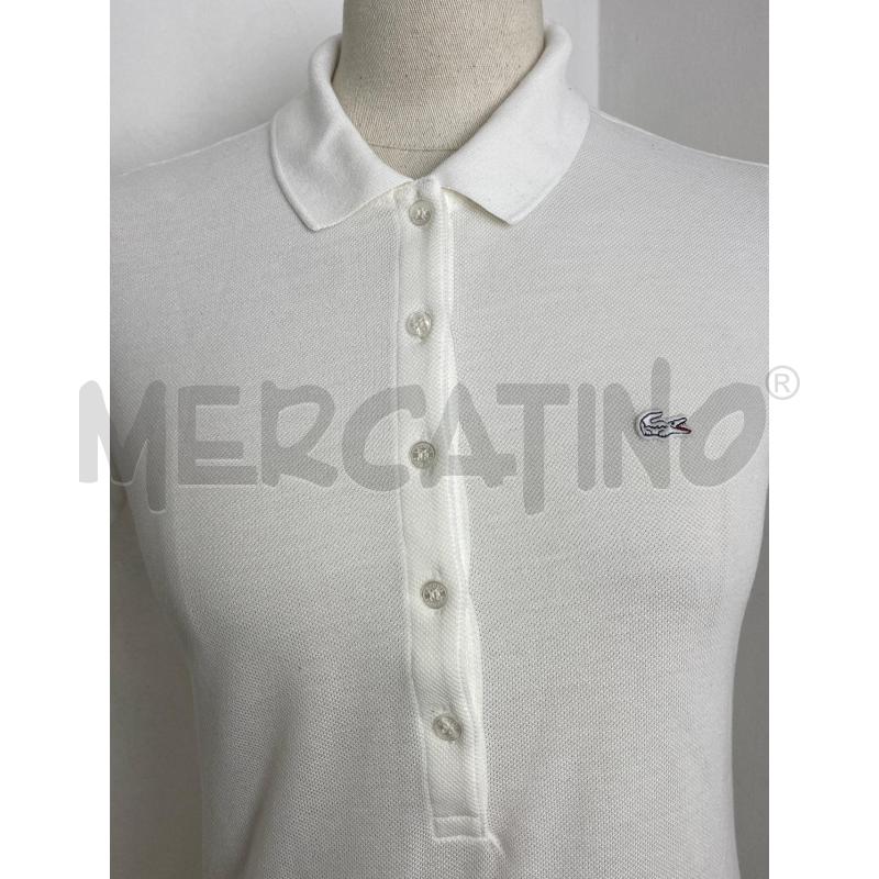VESTITO DONNA LACOSTE BIANC  | Mercatino dell'Usato Torino c.so traiano 2