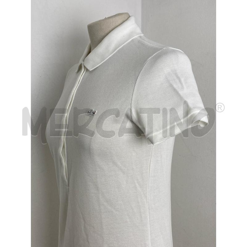 VESTITO DONNA LACOSTE BIANC  | Mercatino dell'Usato Torino c.so traiano 4