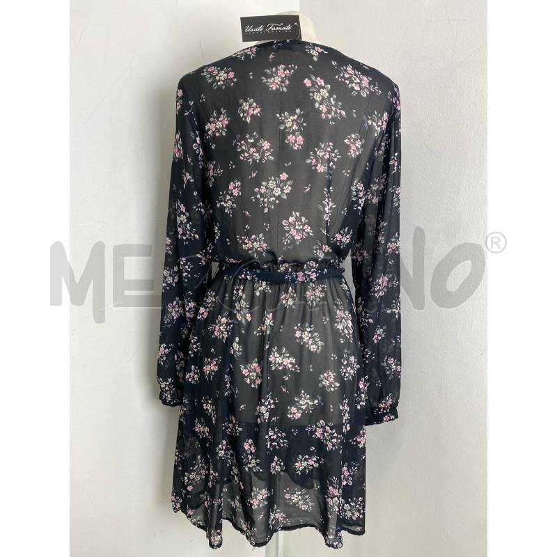 VESTITO DONNA LIU JO NERO MOTIVO FLOREALE | Mercatino dell'Usato Torino c.so traiano 3