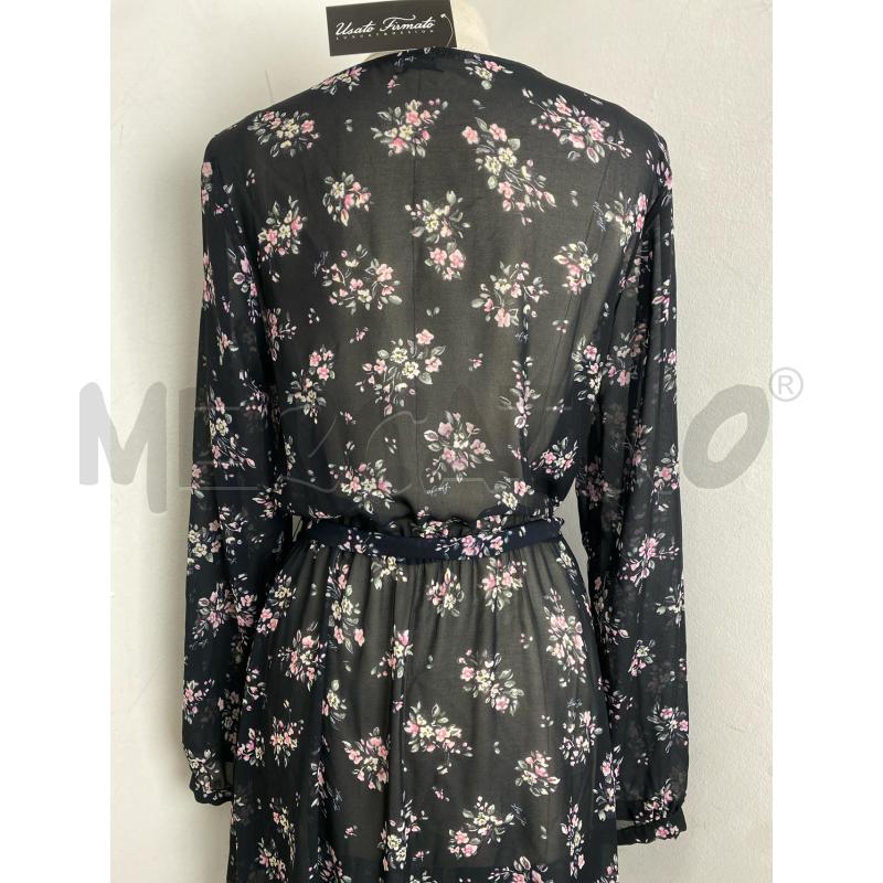 VESTITO DONNA LIU JO NERO MOTIVO FLOREALE | Mercatino dell'Usato Torino c.so traiano 4