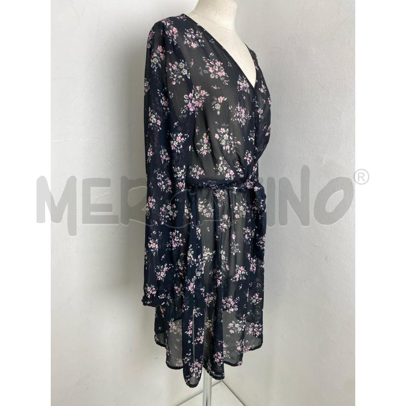 VESTITO DONNA LIU JO NERO MOTIVO FLOREALE | Mercatino dell'Usato Torino c.so traiano 5