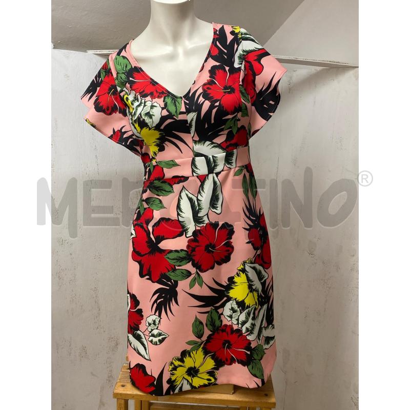 VESTITO DONNA LIU JO ROSA ROSSO FIOR | Mercatino dell'Usato Torino c.so traiano 1