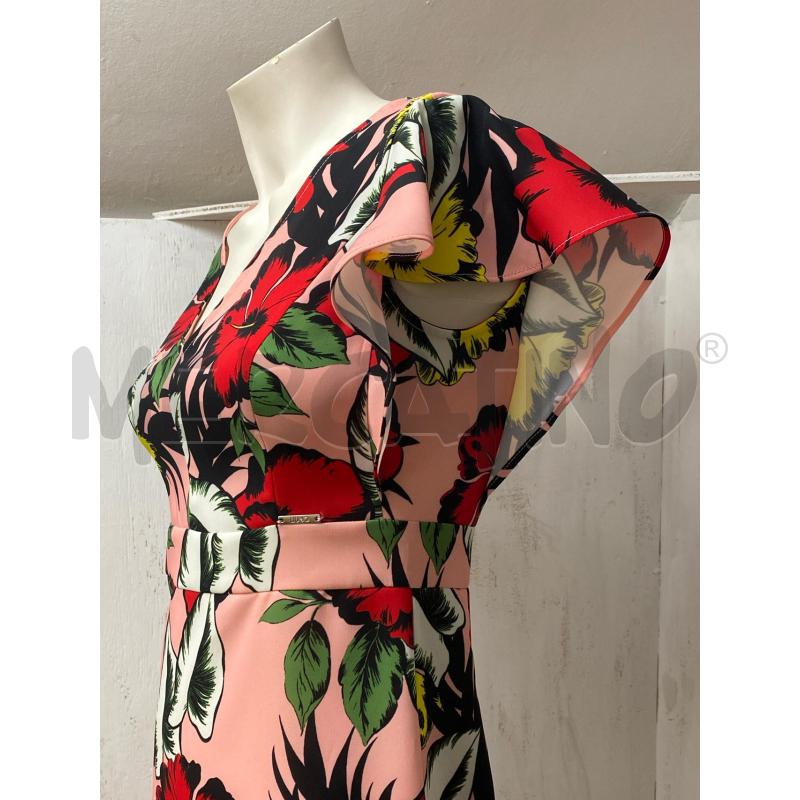VESTITO DONNA LIU JO ROSA ROSSO FIOR | Mercatino dell'Usato Torino c.so traiano 3