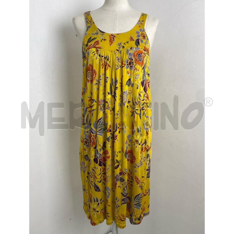 VESTITO DONNA MAX&CO GIALLO CON FIORI | Mercatino dell'Usato Torino c.so traiano 1