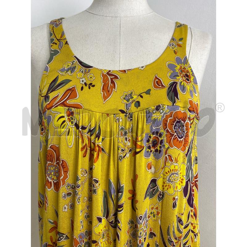 VESTITO DONNA MAX&CO GIALLO CON FIORI | Mercatino dell'Usato Torino c.so traiano 2
