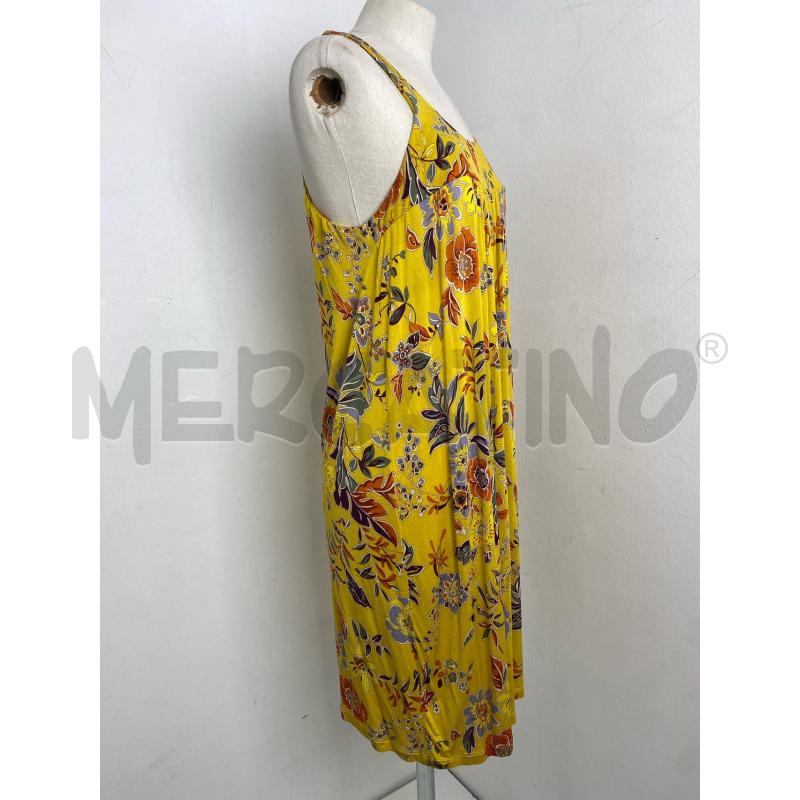 VESTITO DONNA MAX&CO GIALLO CON FIORI | Mercatino dell'Usato Torino c.so traiano 4