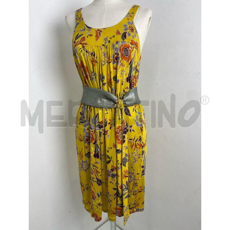 VESTITO DONNA MAX&CO GIALLO CON FIORI | Mercatino dell'Usato Torino c.so traiano 5