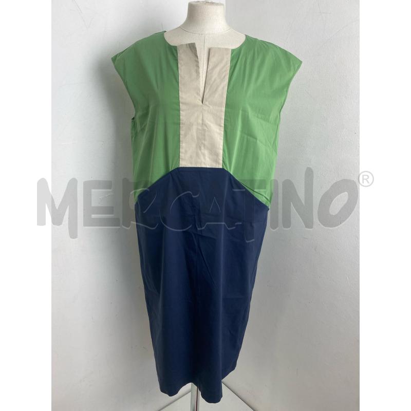 VESTITO DONNA MAX MARA VERDE BLU | Mercatino dell'Usato Torino c.so traiano 1