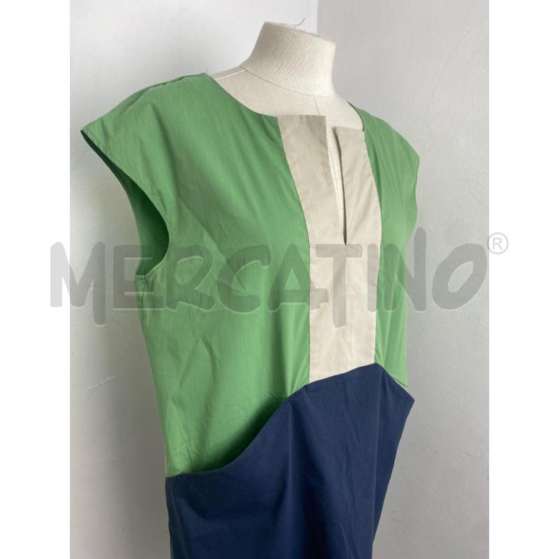 VESTITO DONNA MAX MARA VERDE BLU | Mercatino dell'Usato Torino c.so traiano 2