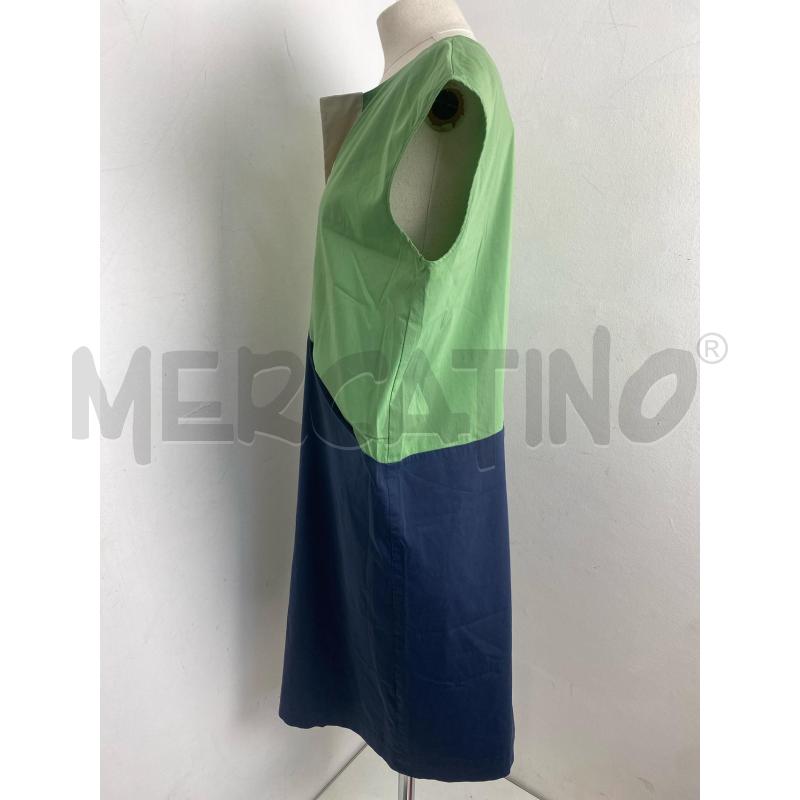 VESTITO DONNA MAX MARA VERDE BLU | Mercatino dell'Usato Torino c.so traiano 5