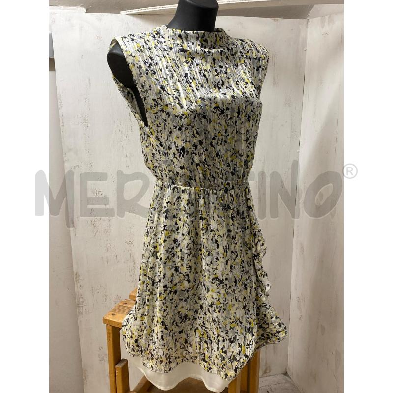 VESTITO DONNA PATRIZIA PEPE BIANC GIALL NER | Mercatino dell'Usato Torino c.so traiano 3