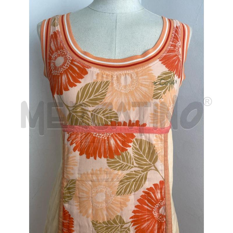 VESTITO DONNA SPORTMAX CODE FIORI PESCA | Mercatino dell'Usato Torino c.so traiano 2