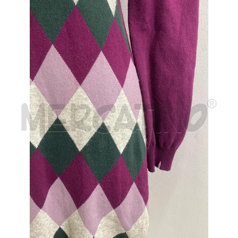 VESTITO DONNA SUN68 CASHMERE QUADR BORD | Mercatino dell'Usato Torino c.so traiano 4