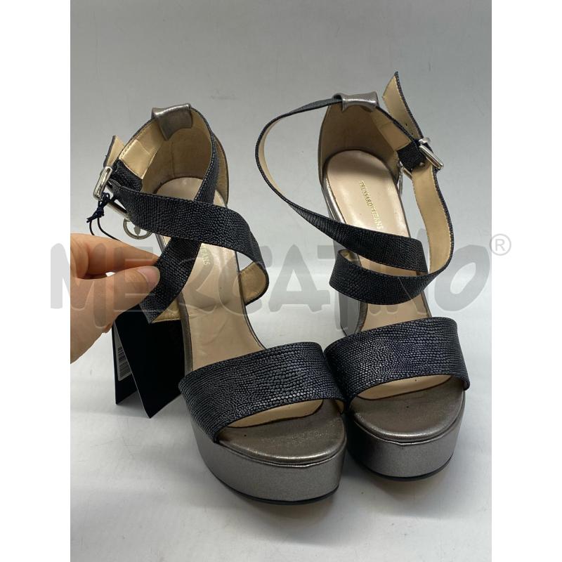 ZEPPA TRUSSARDI JEANS ARGENT GRIG | Mercatino dell'Usato Torino c.so traiano 1