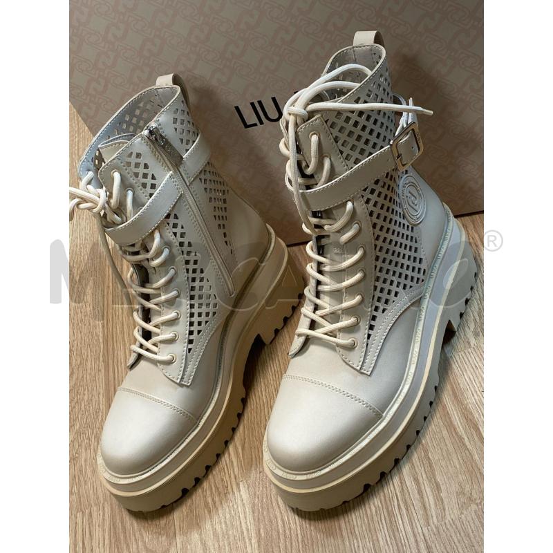 ANFIBI DONNA LIU-JO TRAFORATE BEIGE  | Mercatino dell'Usato Torino tenivelli 1