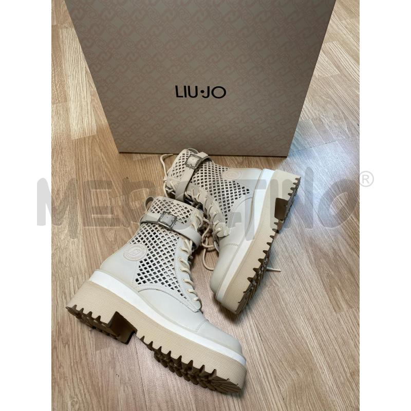 ANFIBI DONNA LIU-JO TRAFORATE BEIGE  | Mercatino dell'Usato Torino tenivelli 2