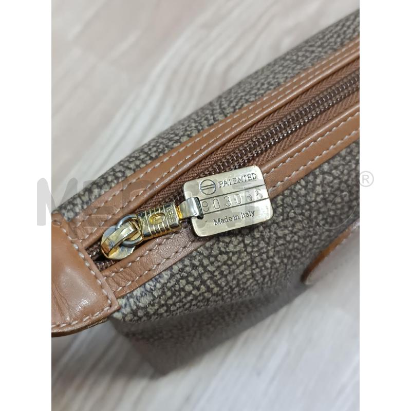 BEAUTY / POCHETTE BORBONESE MARRONE MACULATO  | Mercatino dell'Usato Torino tenivelli 2