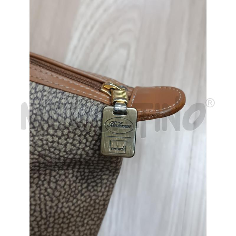 BEAUTY / POCHETTE BORBONESE MARRONE MACULATO  | Mercatino dell'Usato Torino tenivelli 3