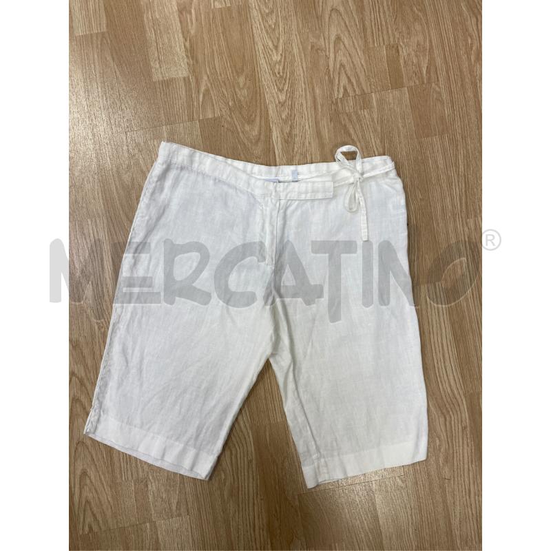 BERMUDA DONNA ASPESI BIANCO LINO | Mercatino dell'Usato Torino tenivelli