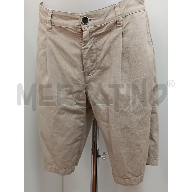 BERMUDA DONNA BOMBOOGIE BEIGE MISTO COTONE | Mercatino dell'Usato Torino tenivelli 1