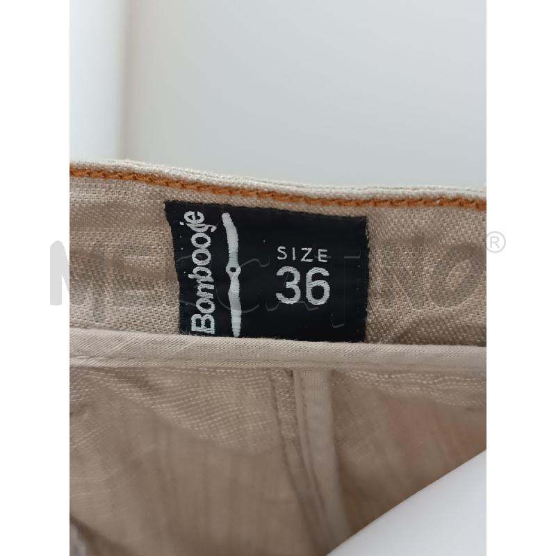BERMUDA DONNA BOMBOOGIE BEIGE MISTO COTONE | Mercatino dell'Usato Torino tenivelli 4