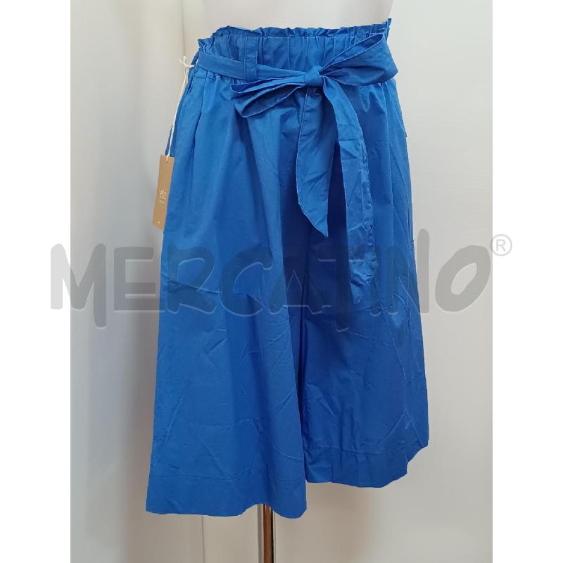 BERMUDA DONNA ETICI BLU CON CINTURA  | Mercatino dell'Usato Torino tenivelli 1