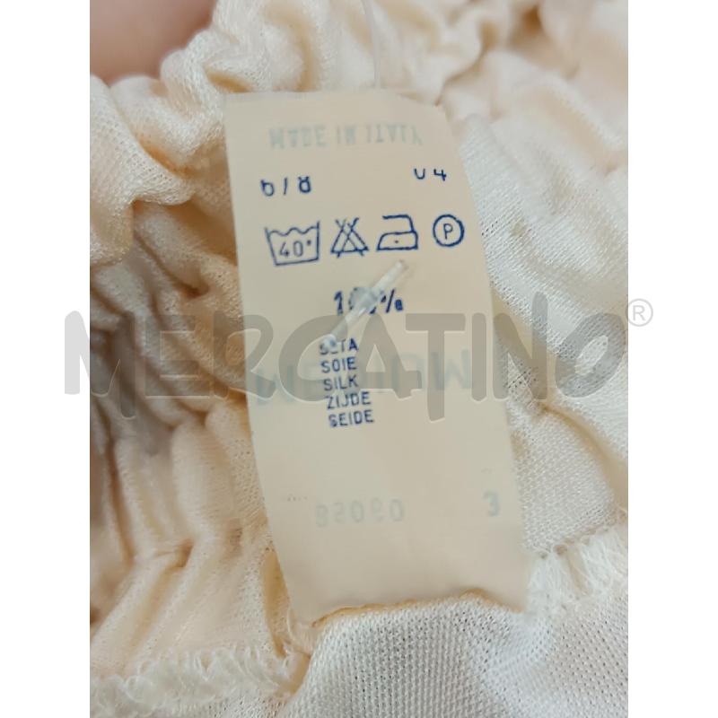 BERMUDA DONNA VALENTINO SETA BEIGE  | Mercatino dell'Usato Torino tenivelli 5