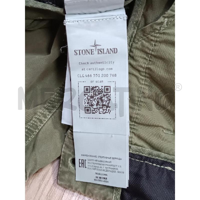 BERMUDA UOMO STONE ISLAND VERDONE  | Mercatino dell'Usato Torino tenivelli 4