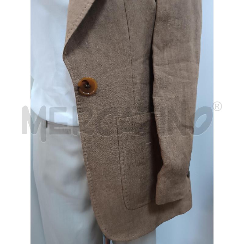 BLAZER DONNA LUISA SPAGNOLI PURO LINO MARRONE | Mercatino dell'Usato Torino tenivelli 5
