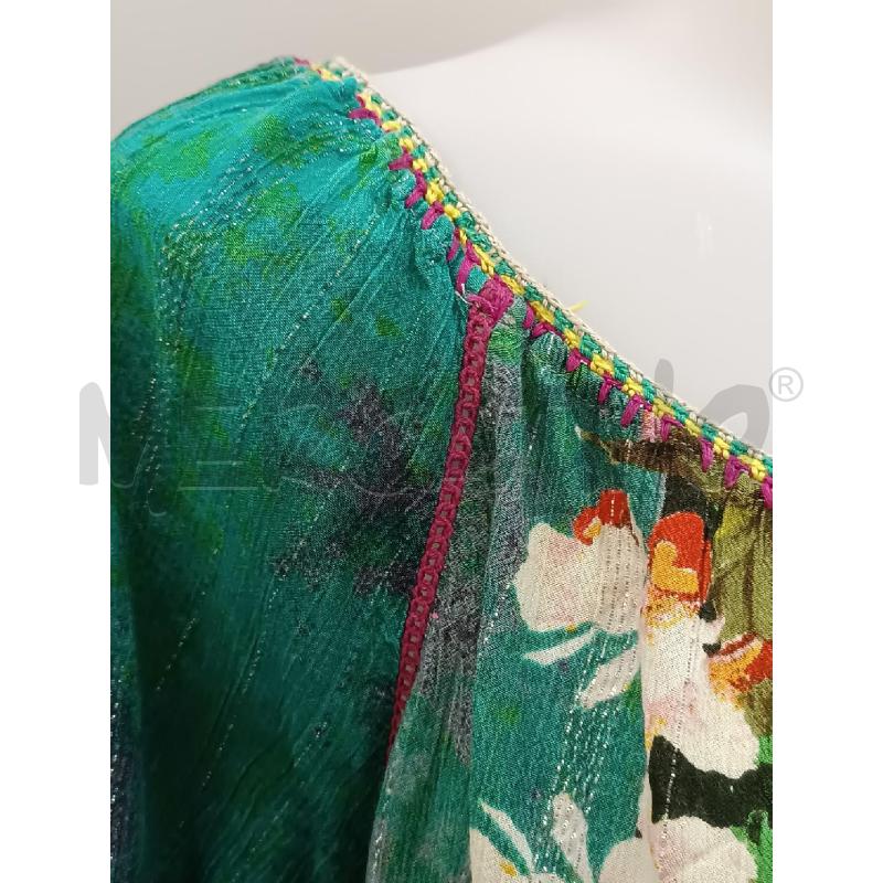 BLUSA DONNA DESIGUAL VERDE BLU FLOREALE ROSA ARANCIONE | Mercatino dell'Usato Torino tenivelli 3