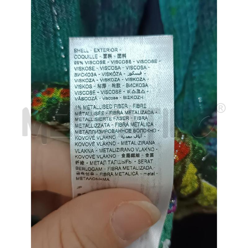 BLUSA DONNA DESIGUAL VERDE BLU FLOREALE ROSA ARANCIONE | Mercatino dell'Usato Torino tenivelli 4