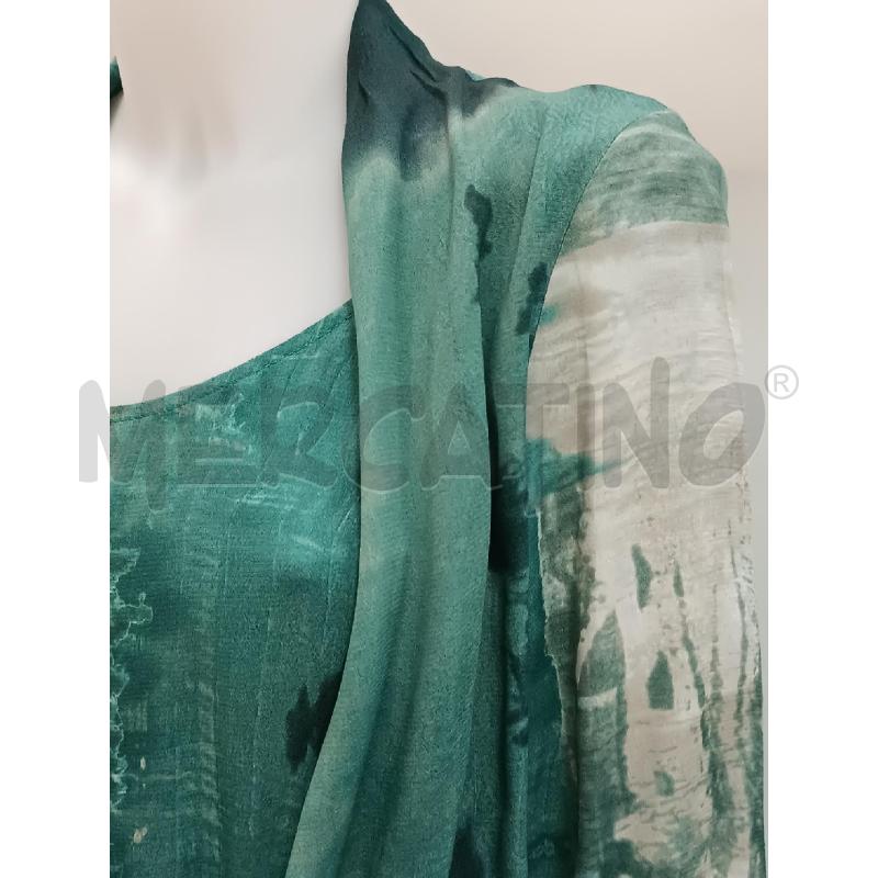 BLUSA DONNA IXOS VERDE SFUMATURE VARIE  | Mercatino dell'Usato Torino tenivelli 3