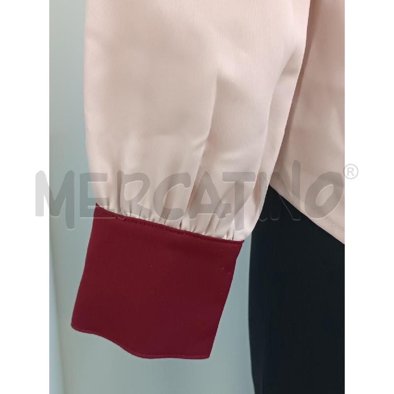 BLUSA DONNA KORALLINE ROSA CIPRIA RICAMO APE  | Mercatino dell'Usato Torino tenivelli 3