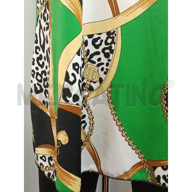 BLUSA DONNA LIU JO VERDE NERO BIANCO FANTASIA DORATA  | Mercatino dell'Usato Torino tenivelli 3