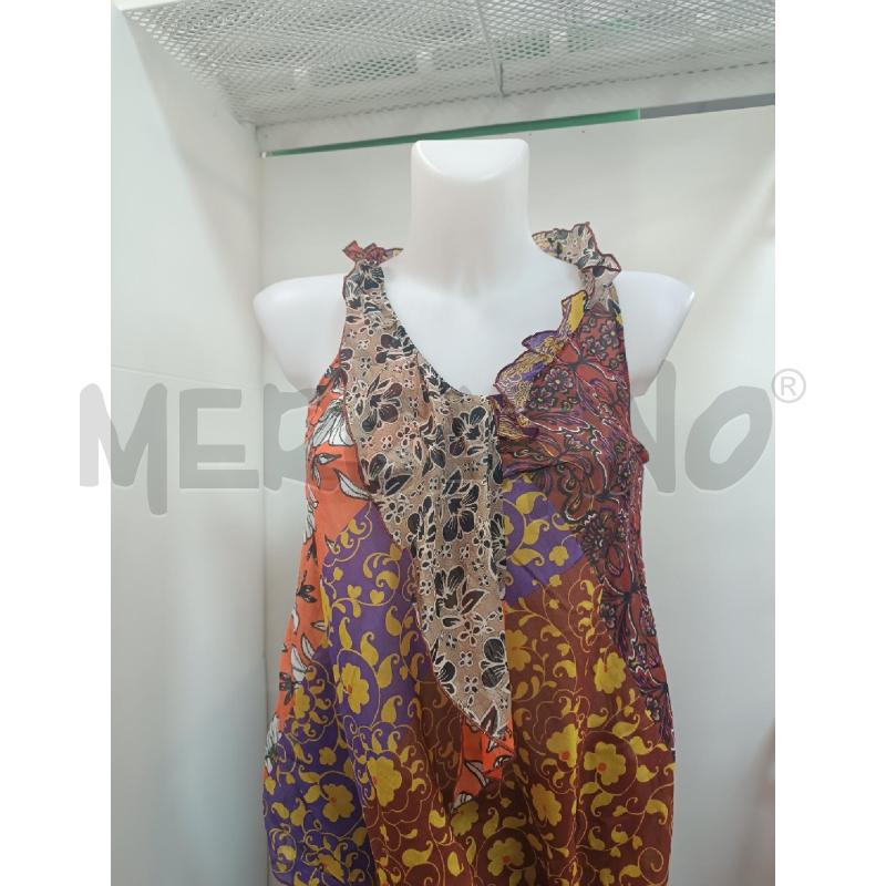 BLUSA DONNA MANILA GRACE SMANICATA BORDEAUX ARANCIONE GIALLA  | Mercatino dell'Usato Torino tenivelli 2