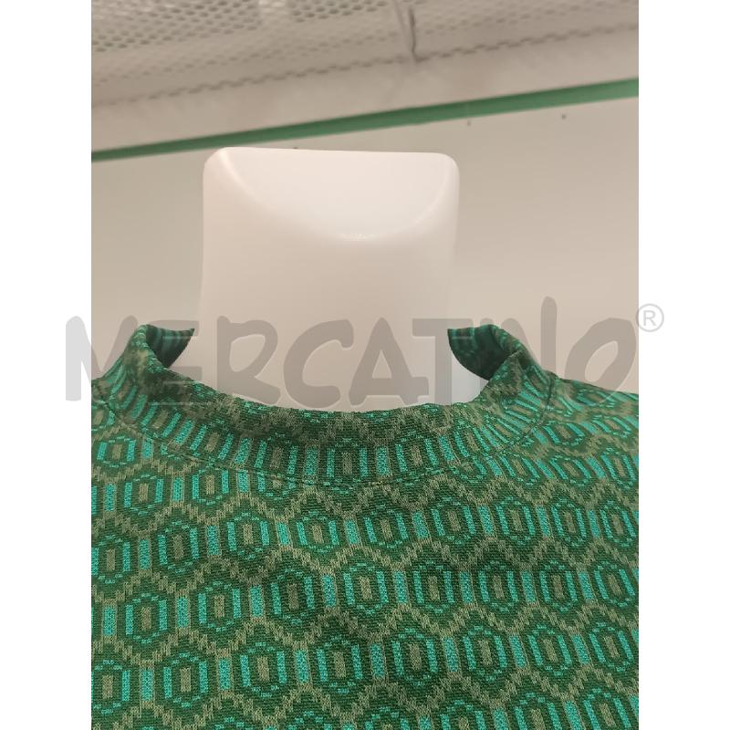 BLUSA DONNA NIU VERDE FANTASIA 1/2MANICA | Mercatino dell'Usato Torino tenivelli 2