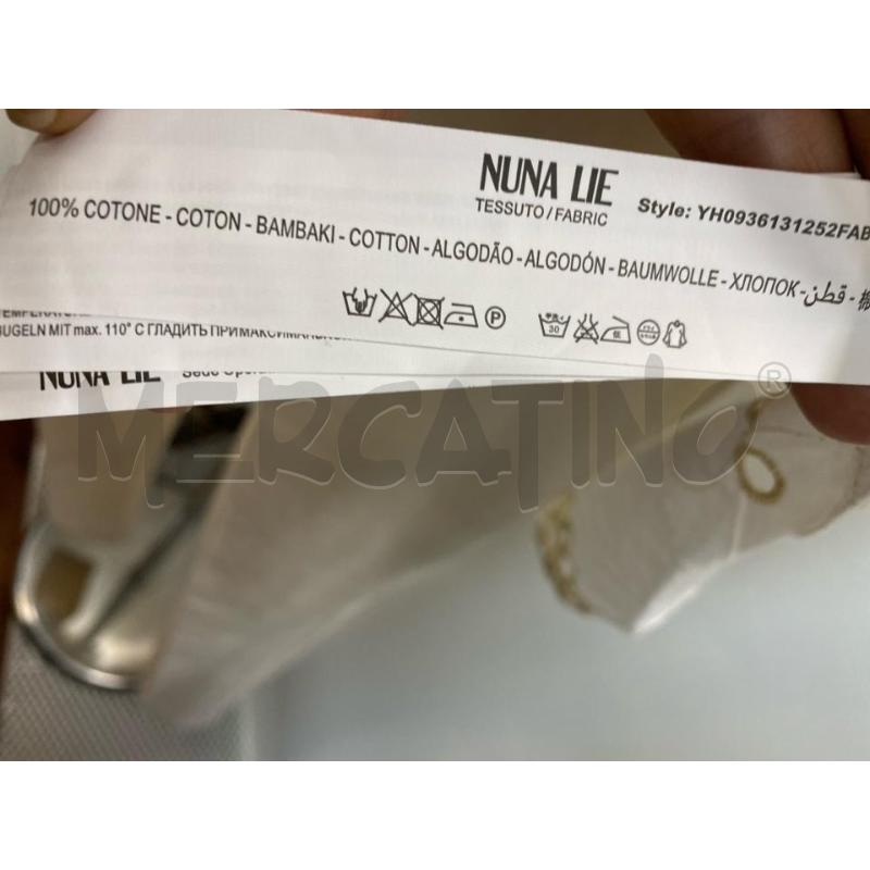 BLUSA DONNA NUNA LIE BIANCA RICAMI BEIGE 1/2MANICA  | Mercatino dell'Usato Torino tenivelli 4