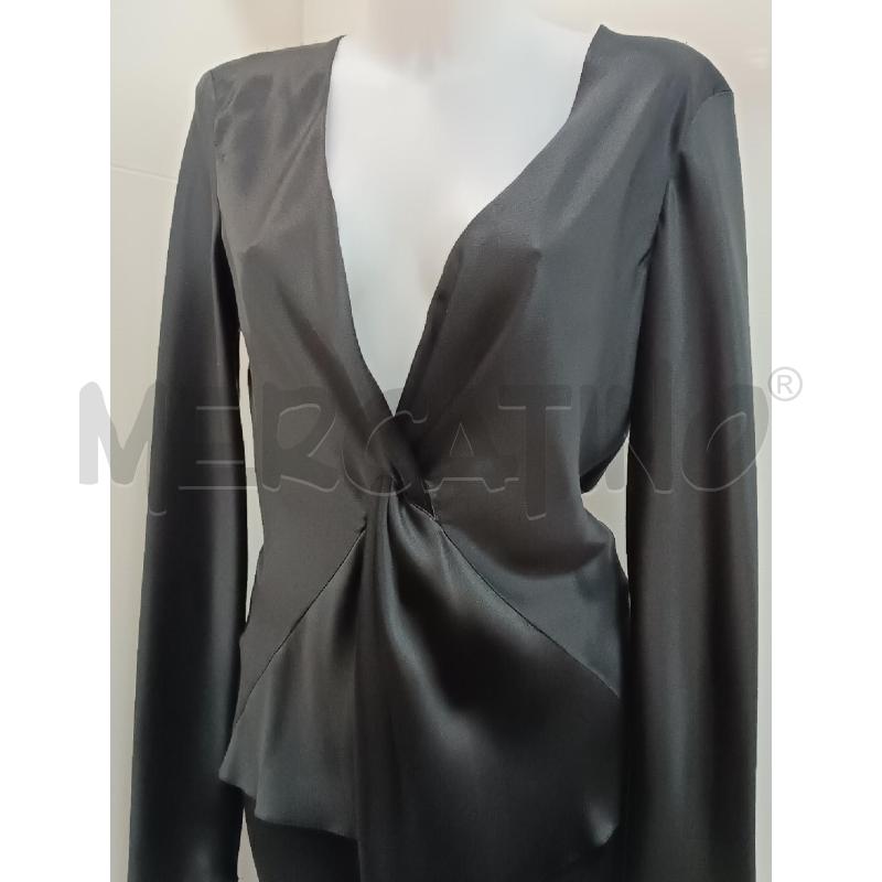 BLUSA DONNA SPORTMAX PURA SETA NERA | Mercatino dell'Usato Torino tenivelli 1