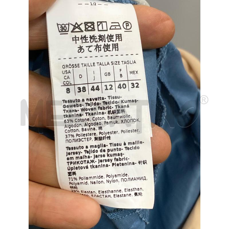 BODY DONNA CAMICIA EMME MARELLA SMANICATA AZZURRA CARTA DA ZUCCHERO | Mercatino dell'Usato Torino tenivelli 5