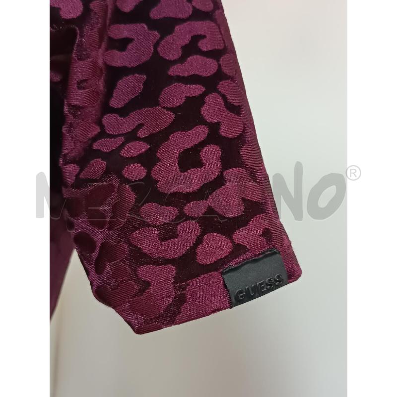 BODY DONNA GUESS 1/2MANICA BORDEAUX MACULATO | Mercatino dell'Usato Torino tenivelli 2