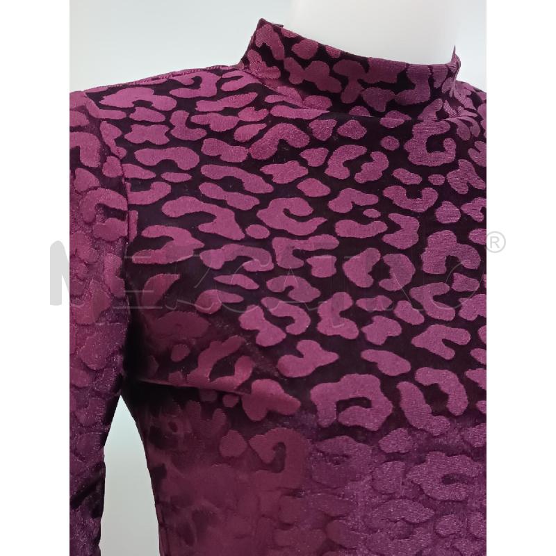 BODY DONNA GUESS 1/2MANICA BORDEAUX MACULATO | Mercatino dell'Usato Torino tenivelli 3