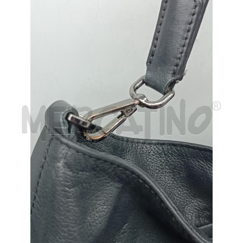 BORSA A SPALLA PELLE GIANNI CHIARINI NERA ZIP LATERALI | Mercatino dell'Usato Torino tenivelli 3