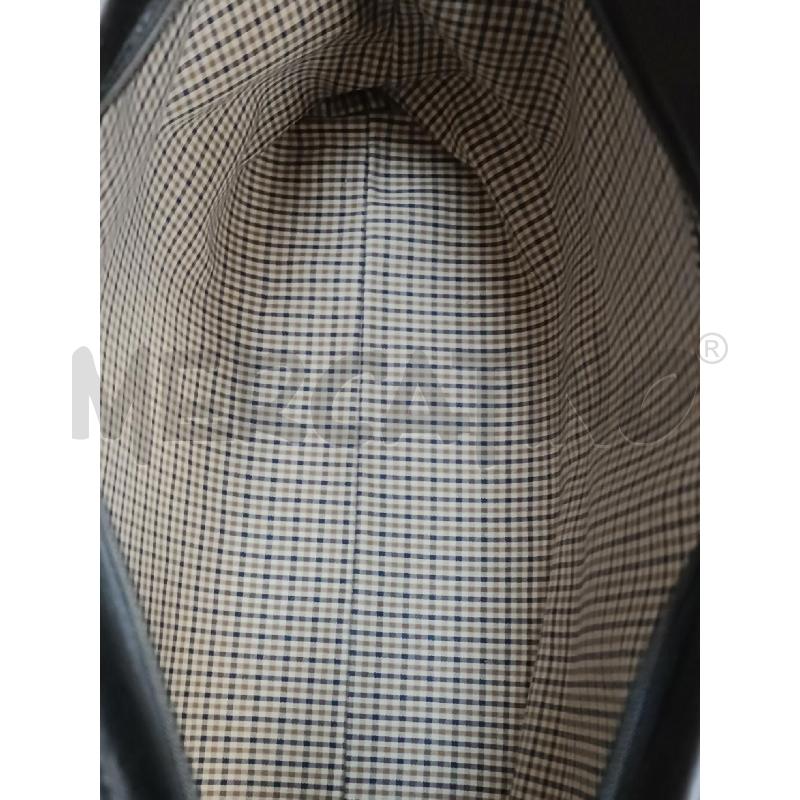 BORSA DONNA AQUASCUTUM NERO IN PELLE MARTELLATA  | Mercatino dell'Usato Torino tenivelli 5