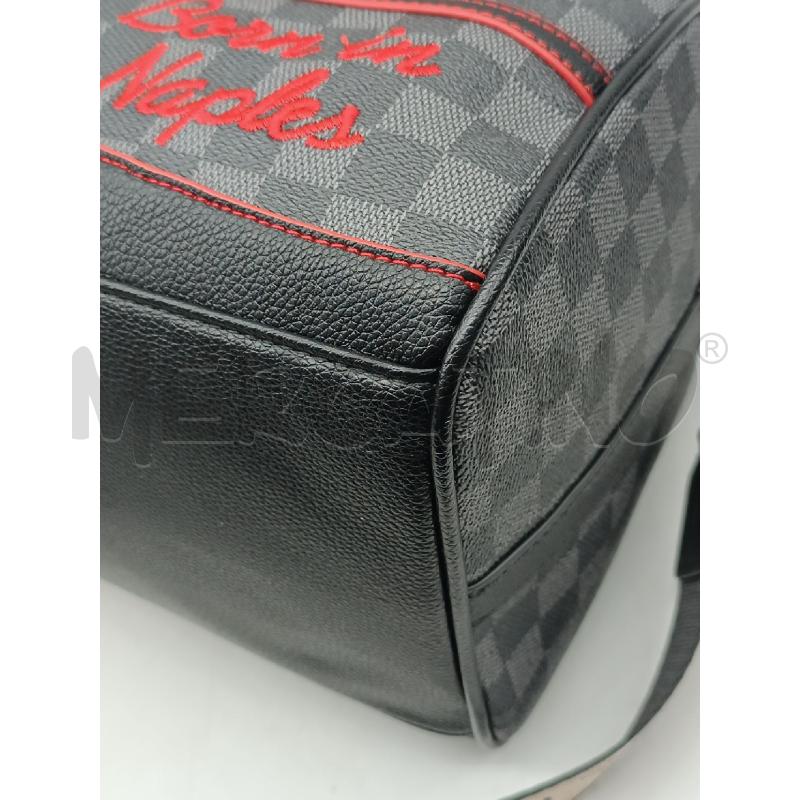 BORSA DONNA BAULETTO R372 SCACCHI NERI GRIGI  | Mercatino dell'Usato Torino tenivelli 3