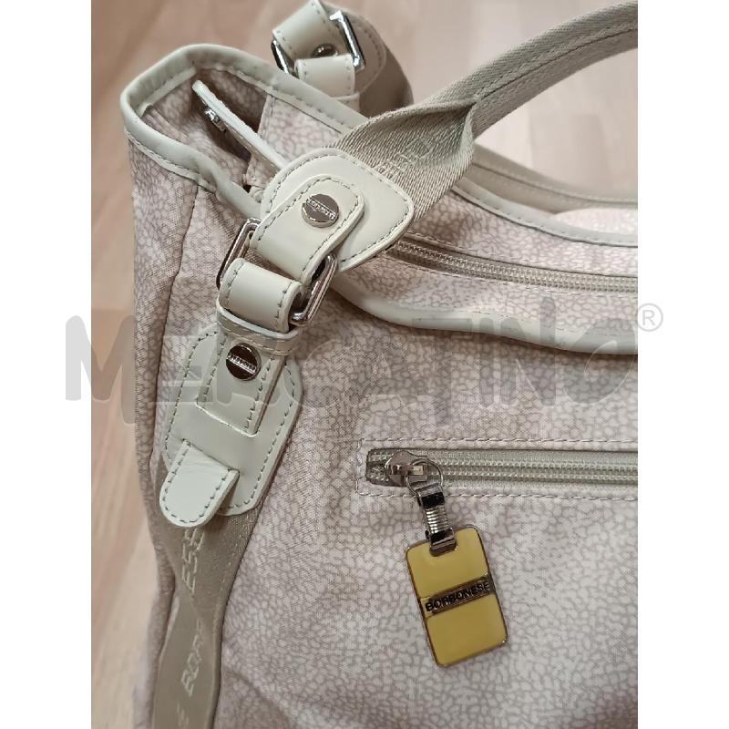 BORSA DONNA BORBONESE BEIGE  | Mercatino dell'Usato Torino tenivelli 2