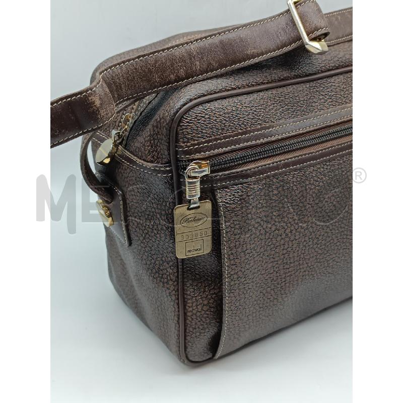 BORSA DONNA BORBONESE MARRONE A TRACOLLA  | Mercatino dell'Usato Torino tenivelli 2