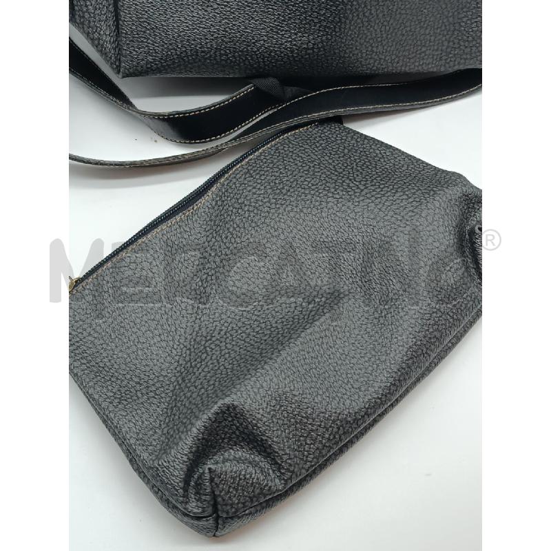 BORSA DONNA BORBONESE NERA MACULATA 903070 | Mercatino dell'Usato Torino tenivelli 5