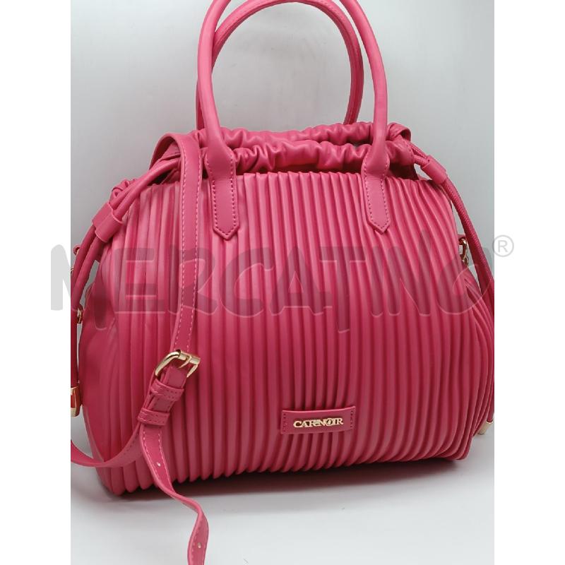 BORSA DONNA CAFENOIR ROSA MANICI E TRACOLLA  | Mercatino dell'Usato Torino tenivelli 1